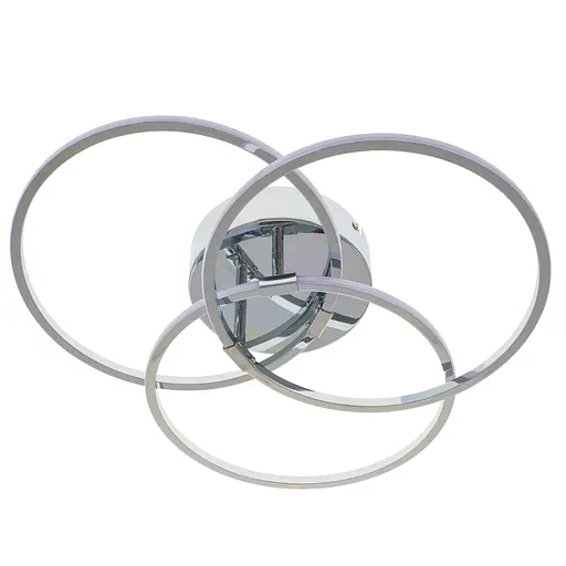 Люстра стельова Brille світлодіодна в хол 25W WW CH (BL-555C/3)