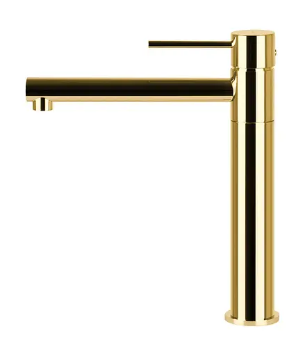 Змішувач для кухні Corsan Lugo gold золота з рухомим носиком CMB7521GL Золотий - фото 1