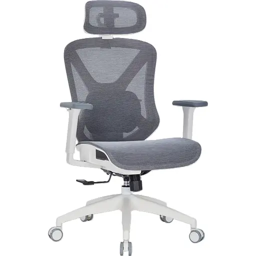 Офісне крісло OfficePro Atlas OC630-W-DG-DG White/Dark Gray [148900] - фото 3