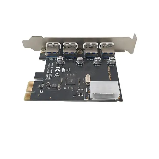 Концентратор VLI PBU3040 - 4 порта USB 3.0 (PCIe x1) - фото 2