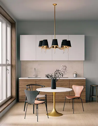 Люстра Lucienne, PikArt ст. 24542 Черный - фото 3