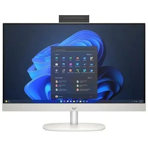Компьютер персональный моноблок HP 245-G10 23.8" FHD IPS AG AMD R3-7320U 8GB F512GB UMA WiFi кл+м Win11P белый