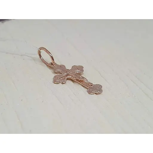 Золотой крестик Golden Time Распятие Христа. П-189 - фото 2