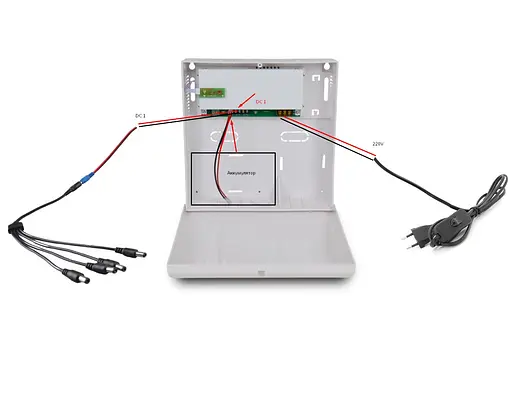 UPS ДБЖ комплект для роутера/модема ONU — інтернет без світла, відеоспостереження, Full Energy BBGP125LFP 12V 5 А 60 W під акум. - фото 2