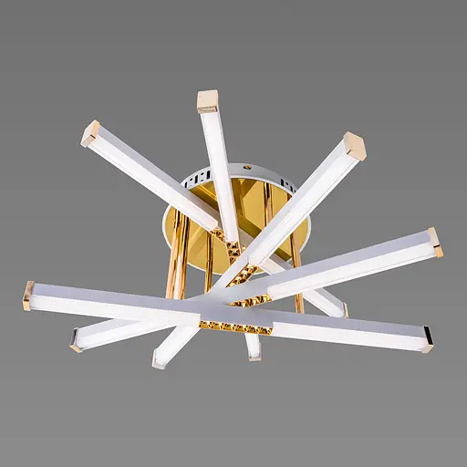 Люстра светодиодная акриловая Sirius B YH839/5 WT+GD 65W - фото 3