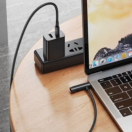 Дата кабель Hoco U135 Incredible 2in1 Type-C to Lightning/Type-C (1m) Black - фото 8