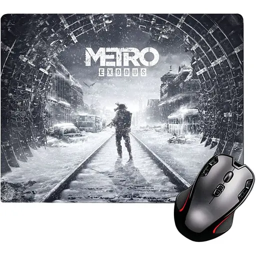 Игровая поверхность Nextprint Метро Эксодус Metro Exodus тоннель 300 х 250 мм (23750) 