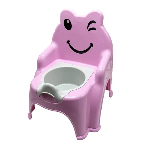 Дитячий горщик "Смайлик" 013317/01/11 світло-рожевий