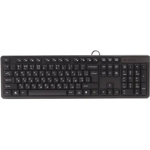 Проводная клавиатура A4Tech KK-3 USB Black