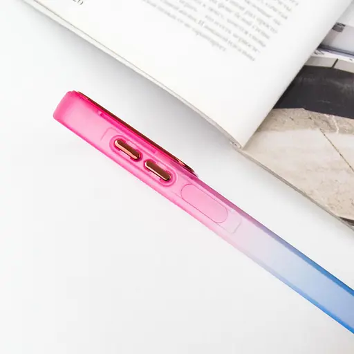 Чохол TPU+PC Fresh sip series для Samsung Galaxy A24 4G Синій / Рожевий - фото 4