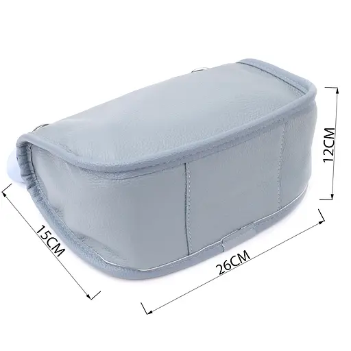 Полукруглая сумка для женщин Vintage из натуральной кожи 26х15х12 см sum0027615 - фото 3