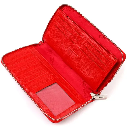 Жіночий шкіряний гаманець Canpellini 21х12х2 см acs0025557 - фото 3