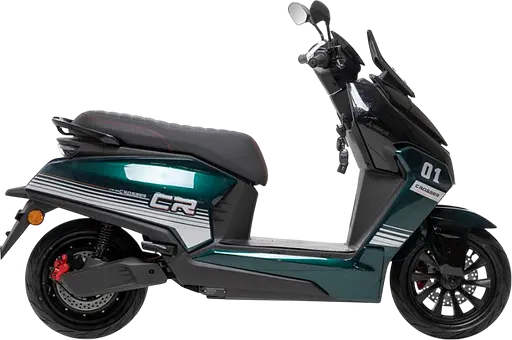 Електроскутер Двомісний Crosser CR22 (2500W, 72V/35Ah) Зелений - фото 2