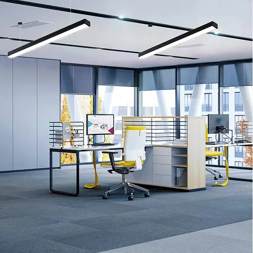 Светильник линейный Brille 33-238 LED 24W CW BK FLF-100 подвесной - фото 5