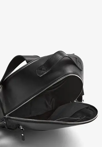 Шкіряний рюкзак Groove L чорний - фото 5