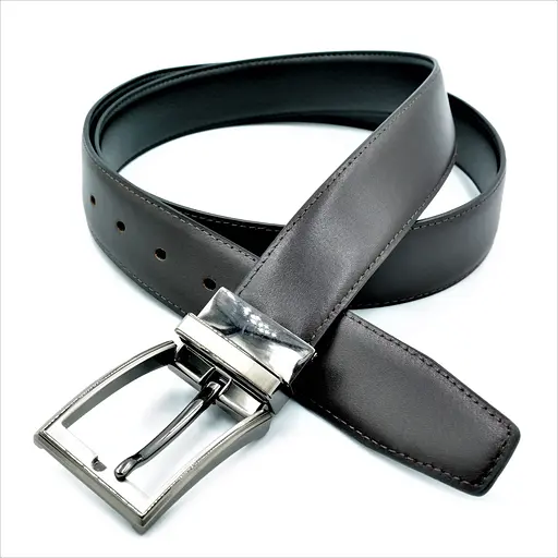 Ремінь шкіряний Weatro чоловічий двосторонній 110-125х3,5 см acs0014098 - фото 7