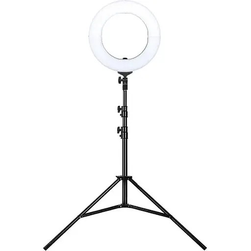 Держатель с кольцевым освещением Zomei 14" ZM336 180cm Tripod Stand 3200-5600 K питание от розетки - фото 1