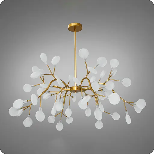 Люстра підвісна 517 Dlight на 54 ламп Золото Сатін (01972) - фото 2