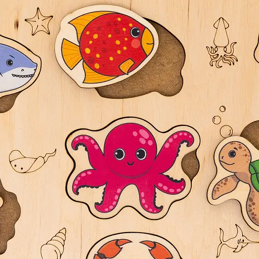 Пазл-сортер GoodPlay Підводний світ (PS-4-018) - фото 4