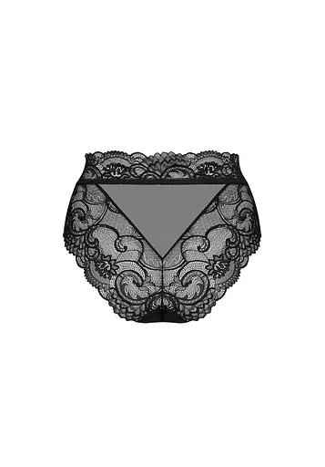 Высокие трусики Obsessive Elizenes S/M черный - фото 6