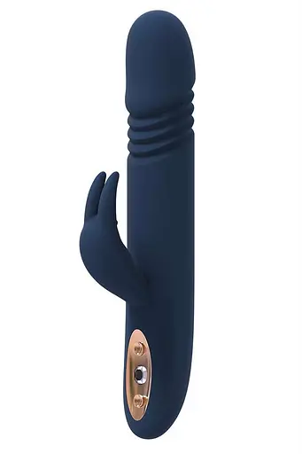 Вібратор-кролик Dreamtoys Goddess Collection Zephyros 23 см синій - фото 2