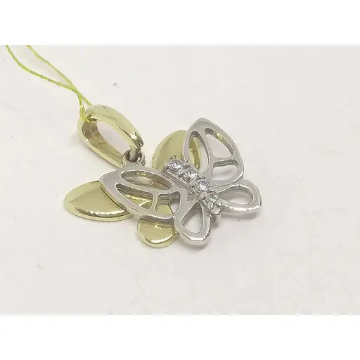 Золотая подвеска Sova jewelry house с фианитами. 3190243 - фото 2