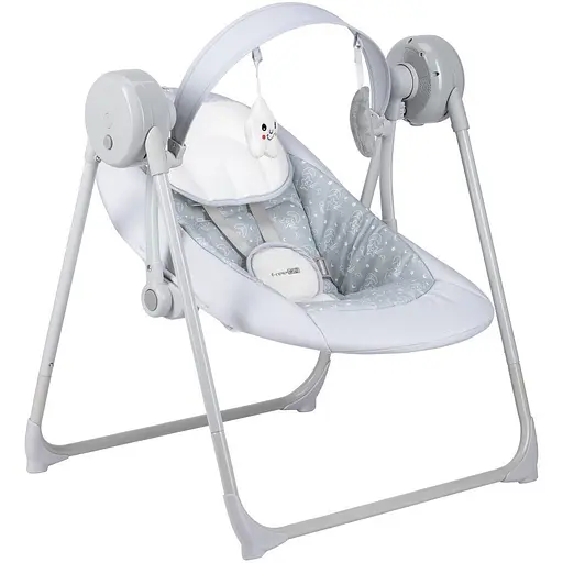 Гойдалка дитяча FreeON Snuggy stars light grey (84928) - фото 2