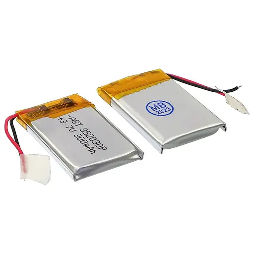 Акумулятор 352030P універсальний з контролером, 3,8 х 20 х 30 мм (250 mAh)/ для TWS навушників, bluetooth гарнітур, MP3 плеєрів - фото 2