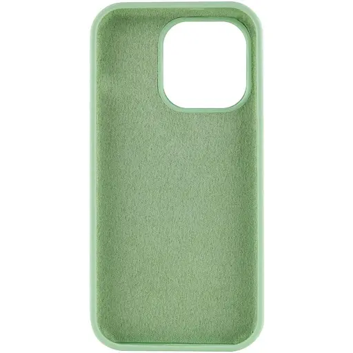 Чохол Epik Silicone Case Full Protective AA NO LOGO для Apple iPhone 16, 6.1 Зелений/Pistachio - фото 2
