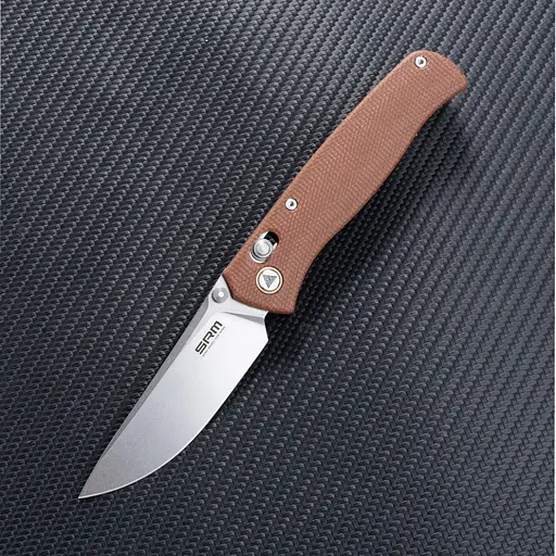 Ніж складаний SRM Medal 255L-MN, коричневий - фото 6