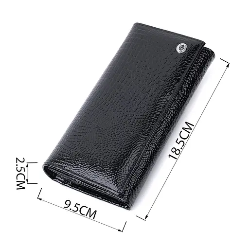 Кожаный женский кошелек ST Leather 18.5х9.5х2.5 см acs0029397 - фото 3