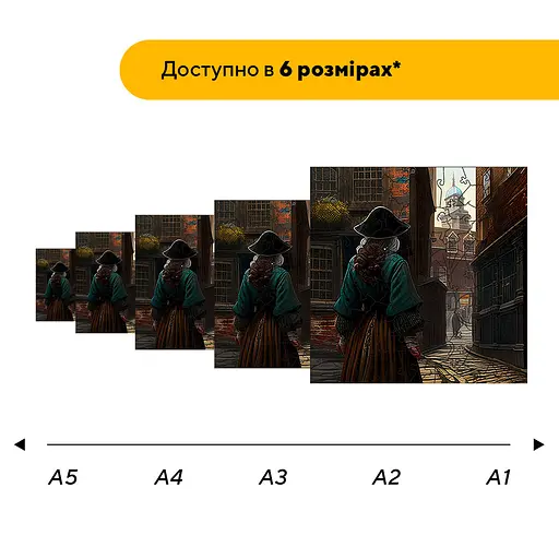 Пазл деревянный Викторианская Эпоха, А5, Деревянная коробка 35 элементов - фото 2