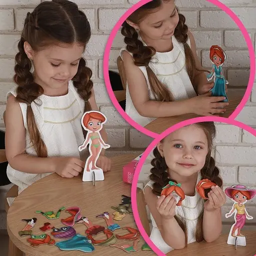 Набір магнітів Magdum "Лялька з одягом New look" ML4031-14 EN - фото 6