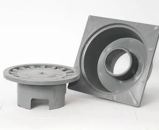 Трап вертикальный Pestan 50 мм с пластиковой решеткой 150X150 мм 30412 - фото 2