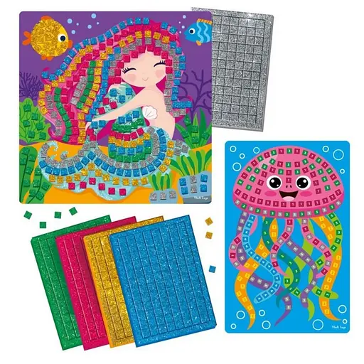 Набор для творчества со сверкающей мозаикой "Русалочка и Медуза" VT4511-13 - фото 2