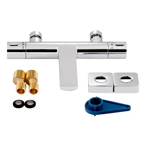 Термостат для ванны Qtap Votice 30T105GC, Хром - фото 7