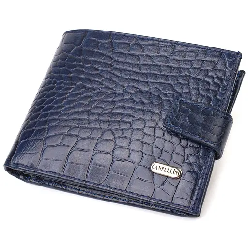 Мужской кожаный кошелек Canpellini 12.2х9.5х2 см acs0025618 - фото 1