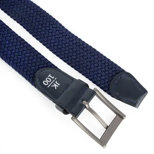 Ремінь-гумка чоловічий JK-35005 (110 см) синій плетений - фото 3