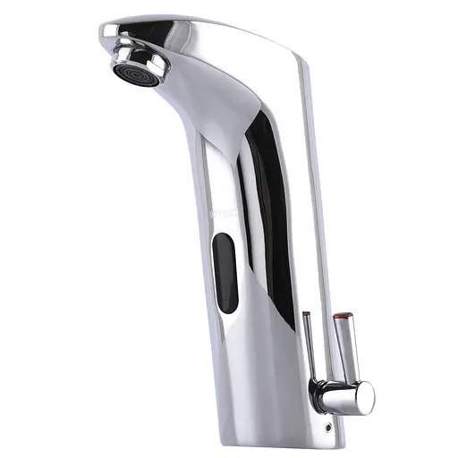 Змішувач сенсорний для умивальника Hotec 19.114 DC/AC Hot/Cold Хром - фото 3