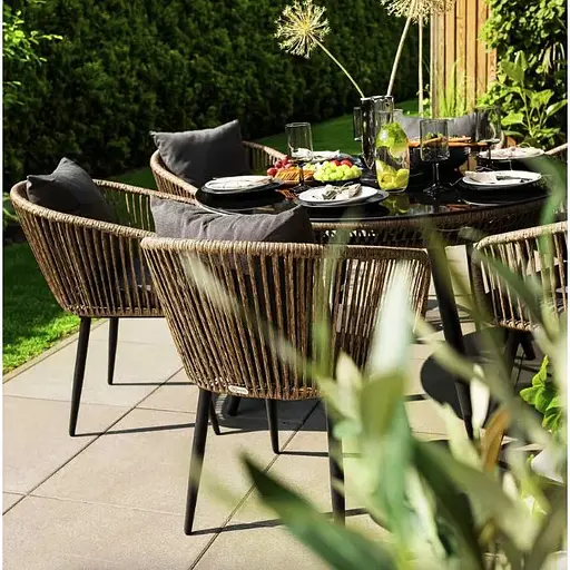 Комплект садових меблів Di Volio Rieti бежевий, сірий - фото 8