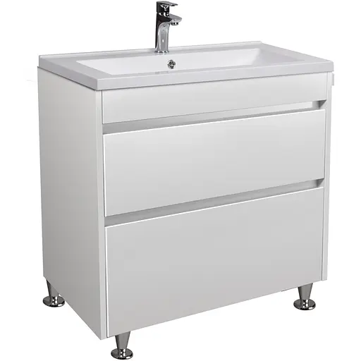 Тумба Мойдодир Prime 70 з умивальником Cosmo 70 підлогова Білий - фото 1