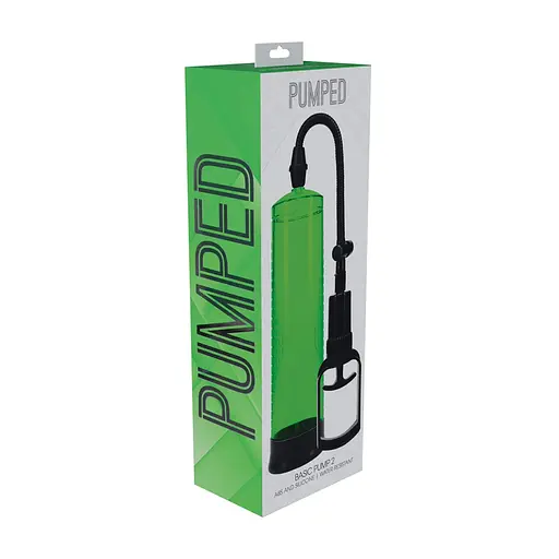 Помпа для пениса Pumped Basic Pump 2 31 см (зеленый) - фото 3