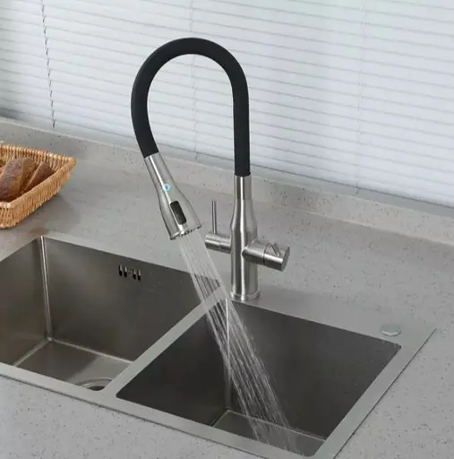 Змішувач для кухні Gappo з виходом для питної води, з гнучким виливом G4399-65 - фото 2