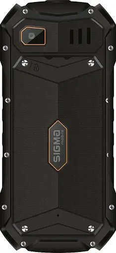 Телефон защищен кнопочный Sigma mobile X-treme PV68 черно-оранжевый - фото 5