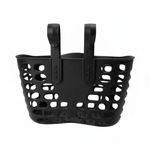 Кошик на дитячий велосипед / самокат 23х16х16 см чорний (G0002244) - фото 3