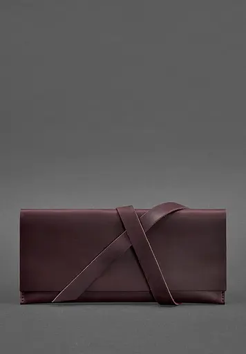 Кожаный тревел-кейс Voyager 1.0 Krast бордовый - фото 2