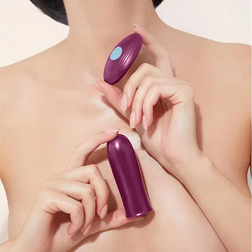 Вібромасажер Dreamtoys Femme Funn Bullet 8.1 см бордовий - фото 5