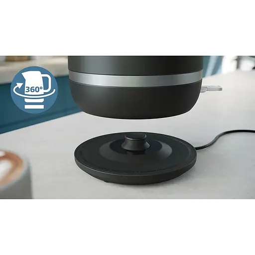 Електрочайник Philips Double Walled Kettle чорний (HD9395/90) - фото 5