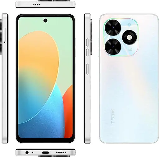Смартфон Tecno Spark Go 2024 3/64Gb Mystery White (BG6) UA UCRF - фото 2