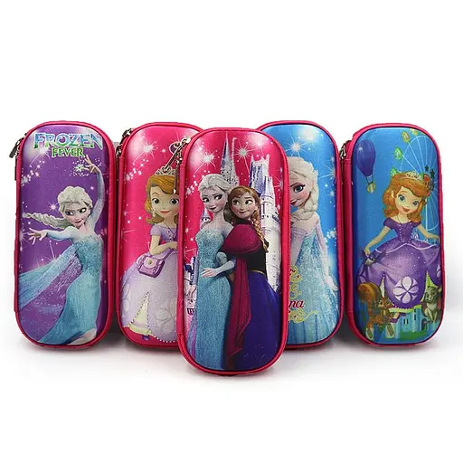 Пенал жесткий Frozen, 1 отделение, 21x9x5 см (в ассортименте) - фото 2